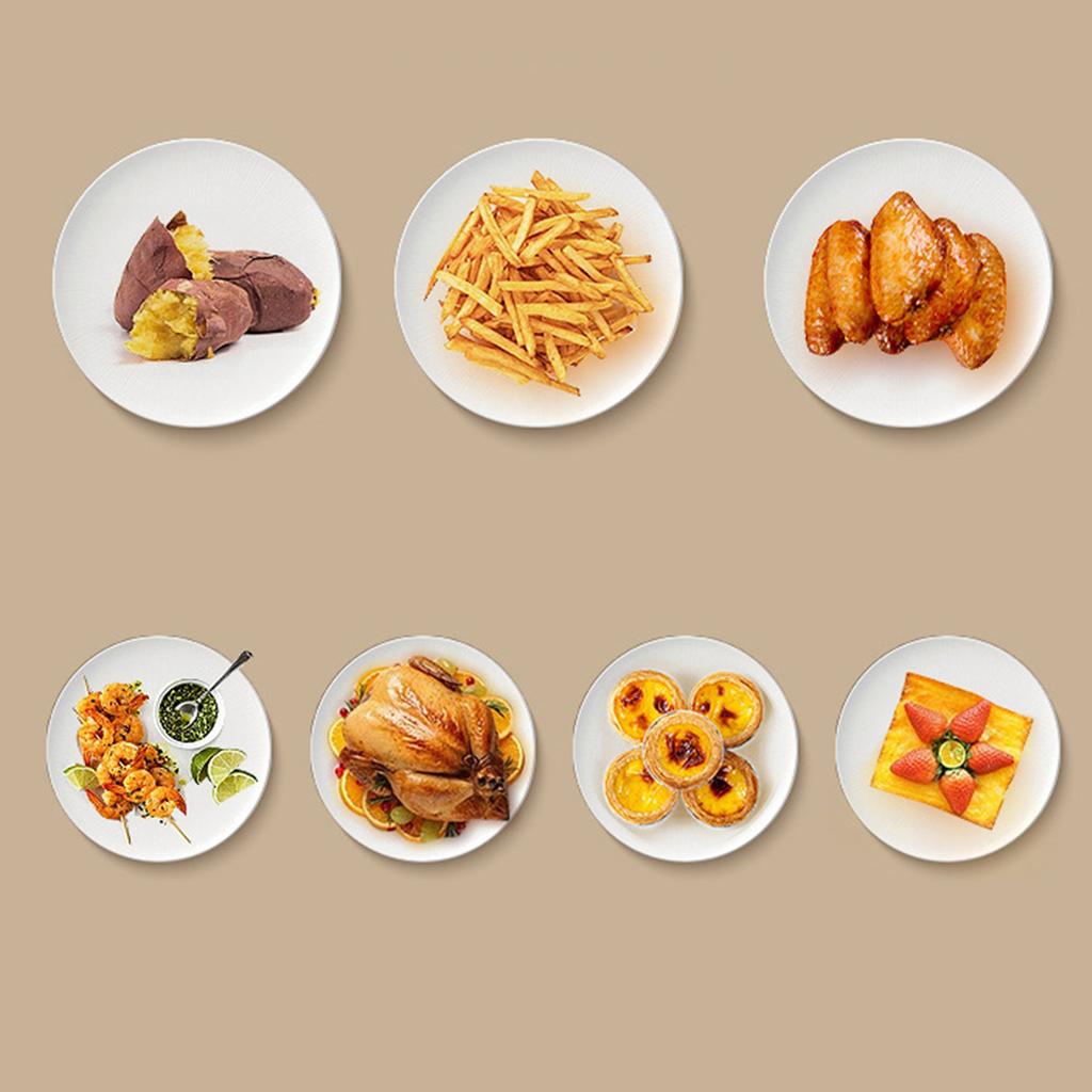 Visible Window Fryer 4.5L Large Capacity Oil Smoke Free Kitchen Fryer Cooker for Chicken Wing