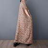 DIMANAF 2025 Summer Plus Size Dress Women Casual Linen Dress Loose Basic Cotton Vintage Long Dress