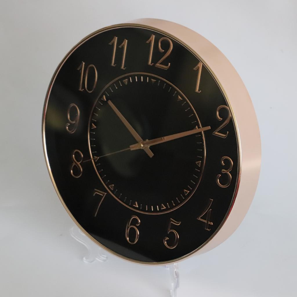 Бесшумные настенные часы 30 см (12 дюймов), креативные и модные, трехмерные цифровые минималистичные часы для дома, гостиной