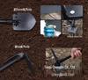 Changlin 208B Foldable Sapper Shovel for Camping, Fishing, and Car Use