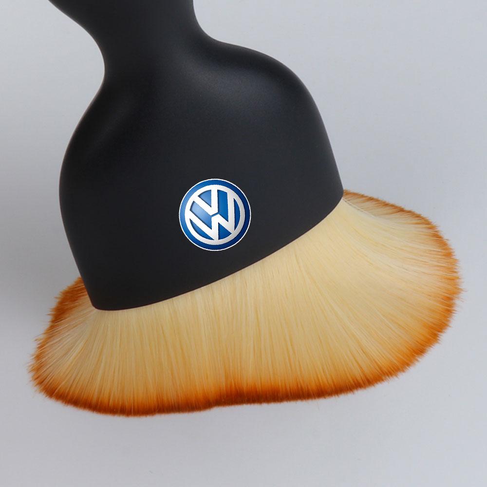 Car Sticker Hub Caps Car Interior Cleaning Tool Soft Brush Gap Dust Removal Tools For Volkswagen VW GTI Golf Sagitar Lamando Jet