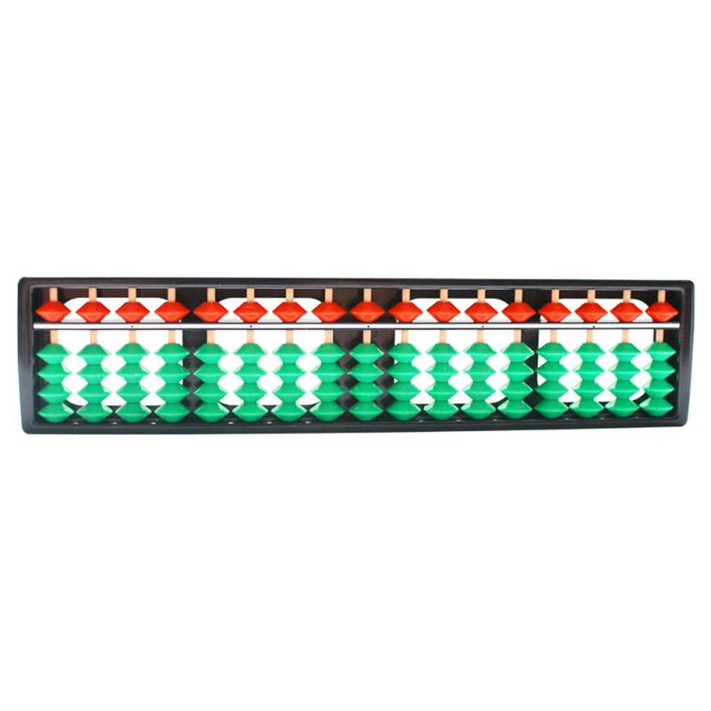 17 колонок пластиковые счеты с красочными бусинами детский математический арифметический счетный инструмент для студентов