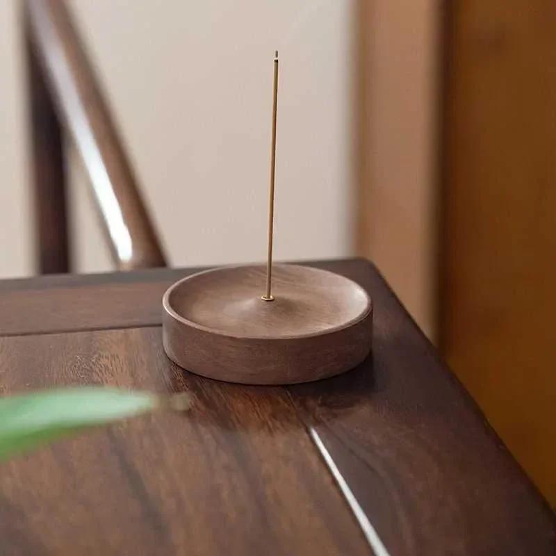 1PC Portable Incense Censer Base Mini Holder Tea Ceremony Zen Incense Inserts Home Decoration Smell Aromatic Aromatherapy Tools