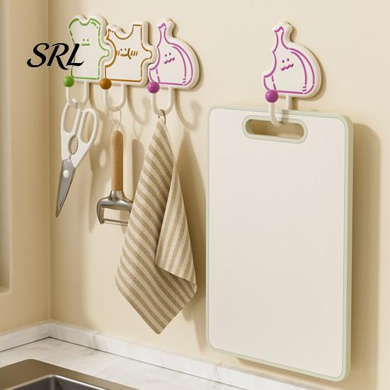 Decorative Hooks for Hanging Spatulas Cartoon Puzzle Key Hook, Heavy Duty Traceless Plastic Wall Hanger, Hangers Space Saving Self Adhesive