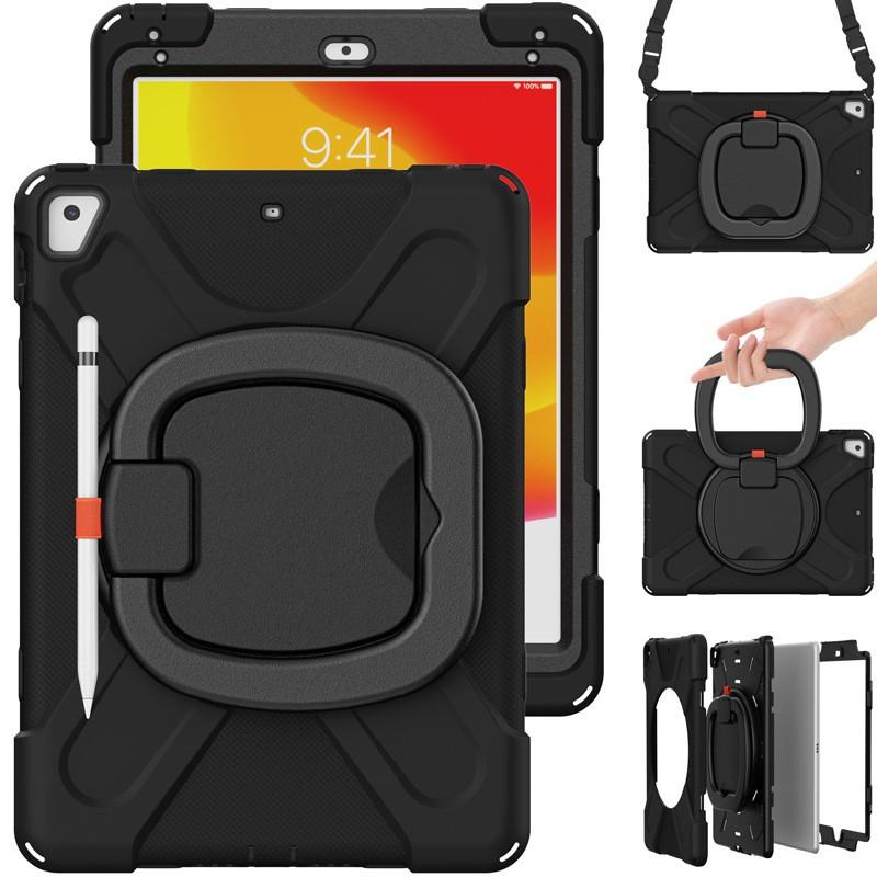 Rotating Wrist Strap Stand Case IPad 9.7 Inch Air Air2 PC Hard Shell With Shockproof Anti-Slip Grip