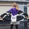 Ветровка в стиле ретро-корейского улджанга в стиле Харадзюку с цветными блоками