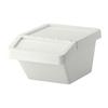 IKEA SORTERA 37 L 90255898 Sorting Trash Can with White Lid,