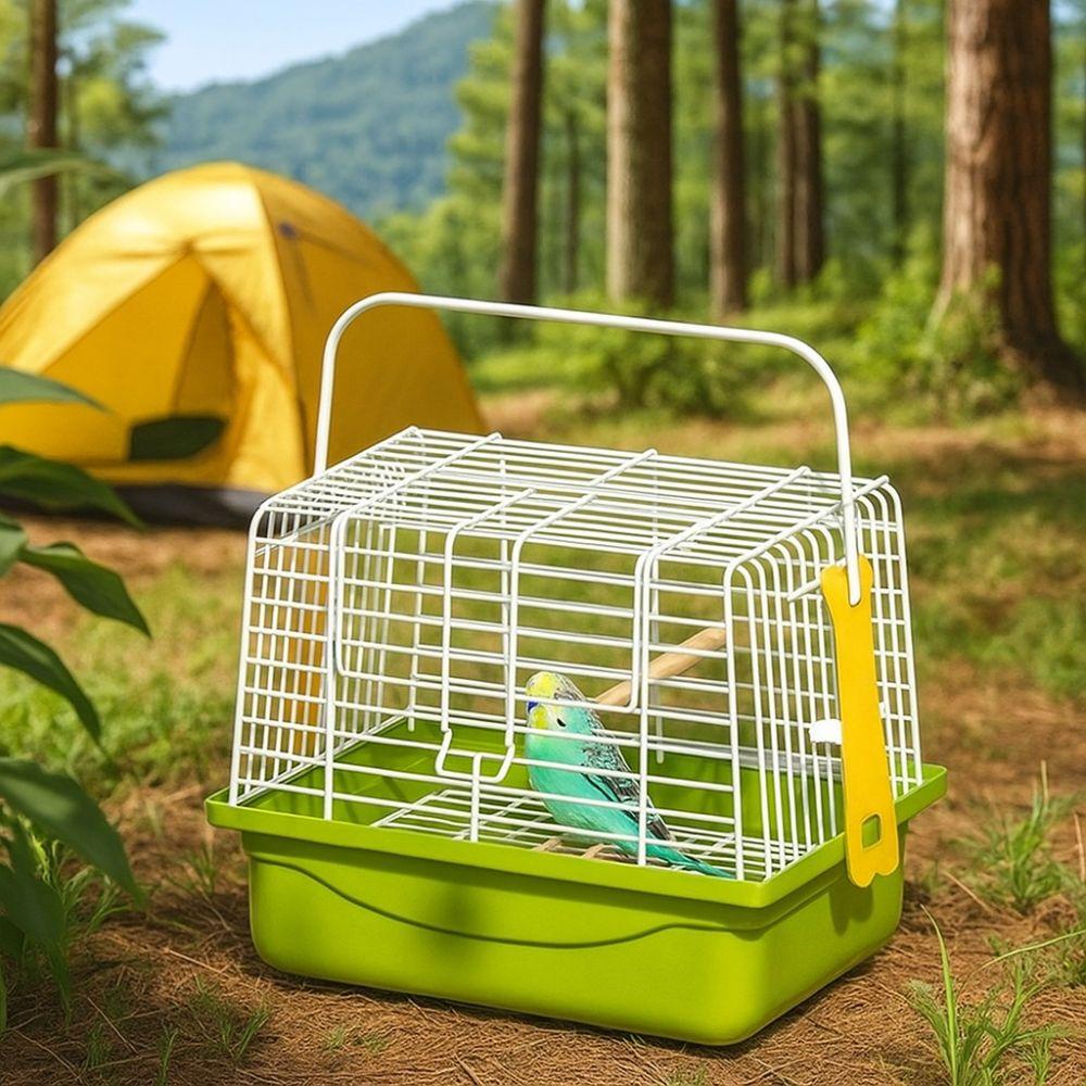 Устойчивая к укусам переноска-клетка для птиц, прочная клетка для путешествий с попугаем для улицы, лагерь