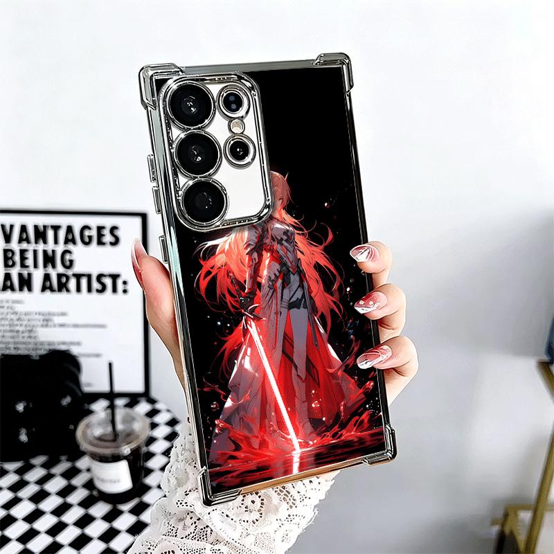 Чехол для телефона Sword Art Online Юки Асуна с покрытием для Samsung Galaxy S24 S25 FE S26 Edge S23 Ultra S22 S21 Plus S20 Противоударный Aira