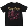 Deep Purple Цифровая Прямая Печать Deep Purple Рок-группа Американский Уличный Стрелок Nirvana Ретро Футболка с Коротким Рукавом