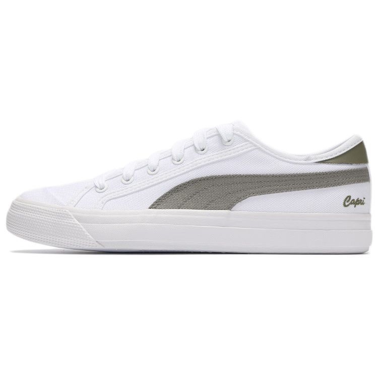Puma Capri White Burnt Olive Unisex Sneakers 369246-14