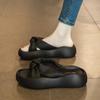 Casual Platform Slippers for Women Shoe Summer Broadband Weaving Thick Soled Comfortable Beach Sandal Slides