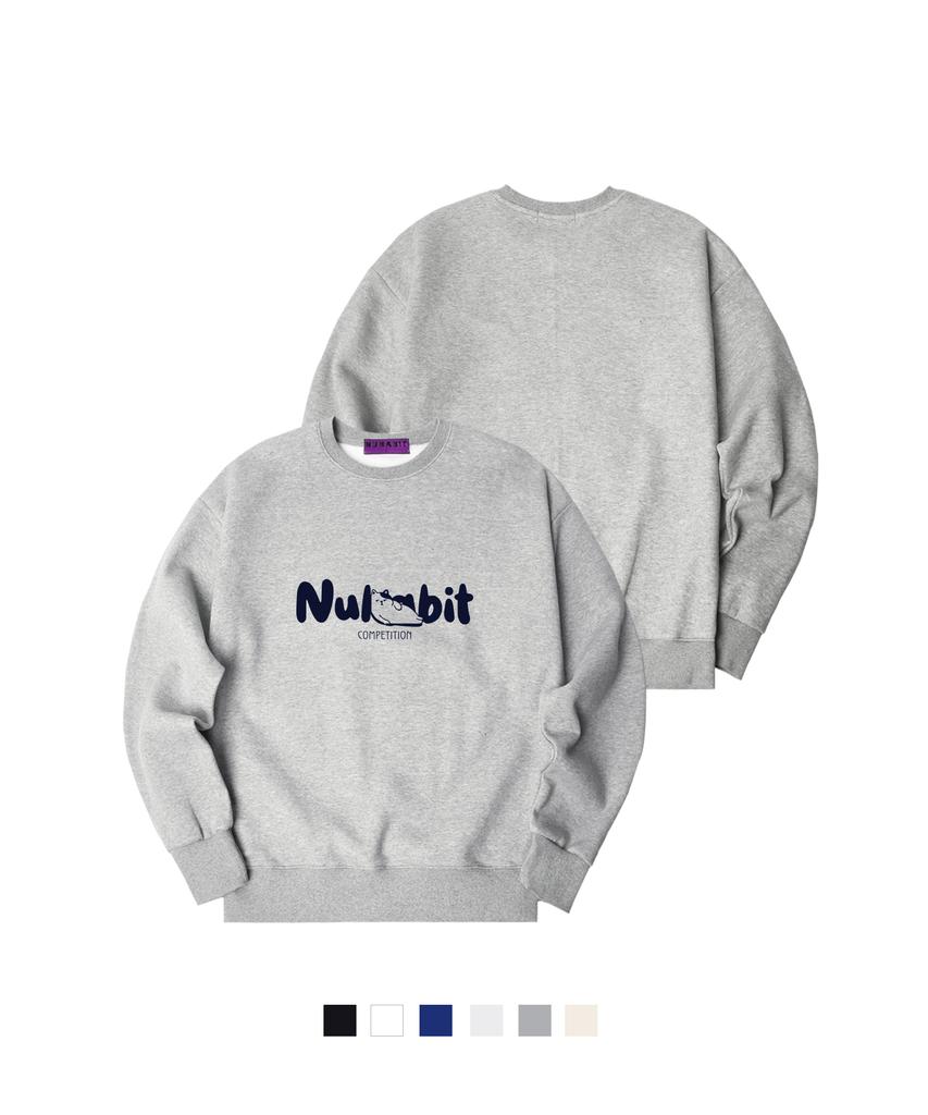 NUHABIT N/H Tired Cat Oversized Fleece-Lined Sweatshirt (Som4-5Nh1316)