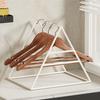 Органайзер для вешалок для одежды Треугольная структура Не требует установки Экономия места Стойка-стеллаж для дома Прачечная