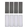 4PCS Floor Vent Covers PVC Magnetic Floor Register Vent Mesh Filter Screen for Wall Ceiling Catches