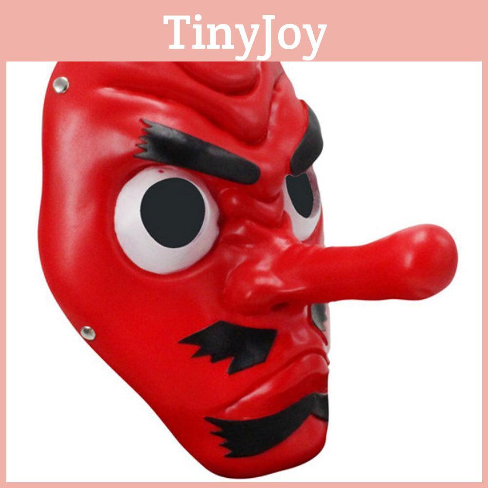 Red Tengu Demon Slayer Mask For Halloween And Themed Cosplay Events