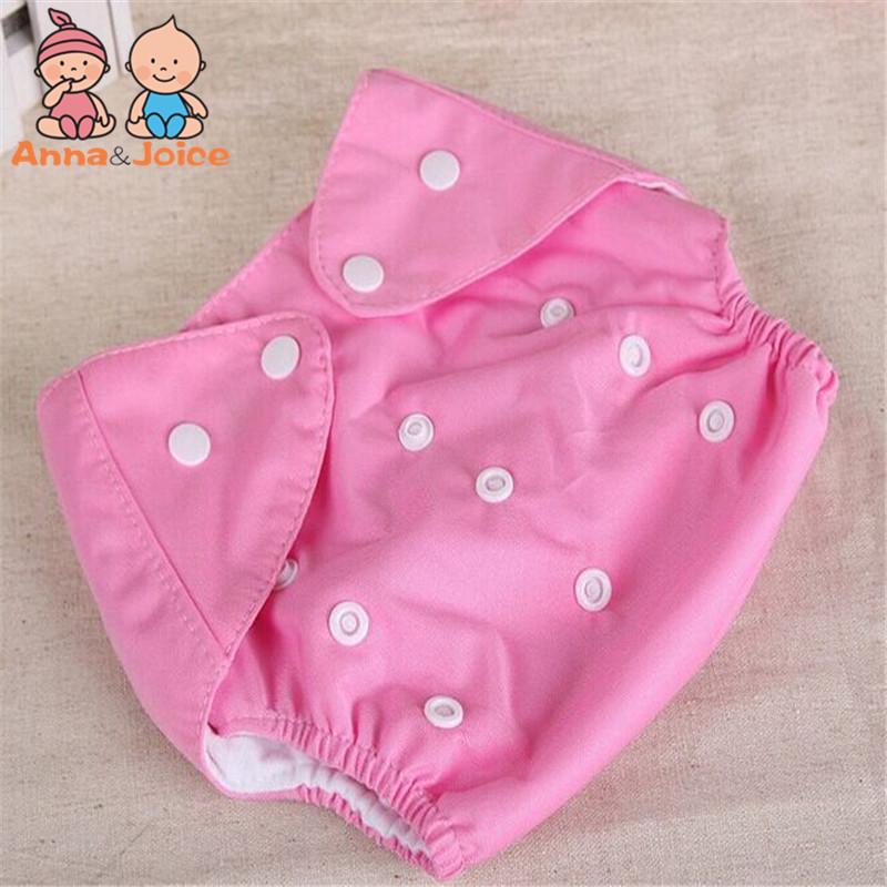 Baby Diapers Washable Reusable Nappies Grid/Cotton Training Pant Cloth Diaper Baby Winter