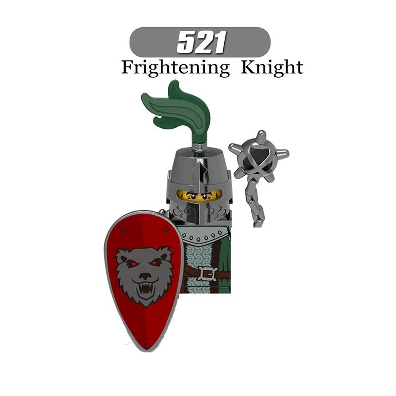 Средневековые Рыцари Серия Фигурки Строительные Блоки Воин Солдаты Стражники Львиное Сердце Больница Тевтонский Рыцарь Битва Пастор Детский Подарок