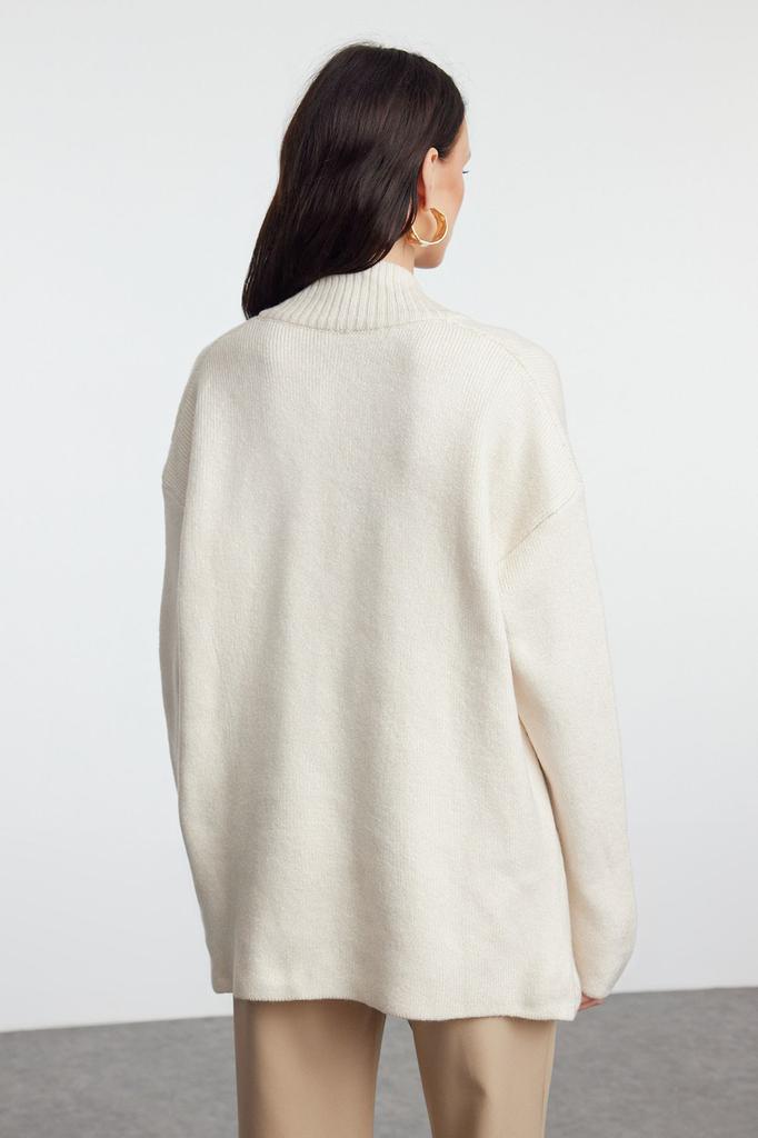 Женский модный стильный кардиган, широкий крой, мягкий текстурированный трикотаж, кардиган