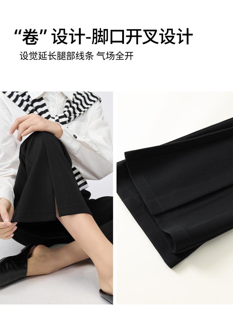 Slim fit flared pants for women, casual pants for suits, women's pants for slimming, slightly flared pants