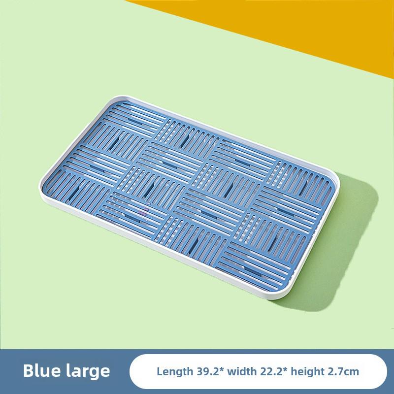 Двухслойный прямоугольный пластиковый поднос для сухого заваривания чая и использования на кухне