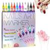 DIY Nail Art Markers for Gel Nails Waterproof Acrylic Nail Paint Pens New Nail Art Graffiti Pen