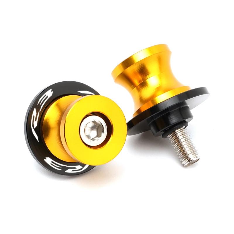 New Motorcycle CNC Swingarm Spools Slider Rear Swing Arm Cover Stand Screws Paddock Fit For YAMAHA YZF R3 YZF-R3 YZFR3 2015-2021