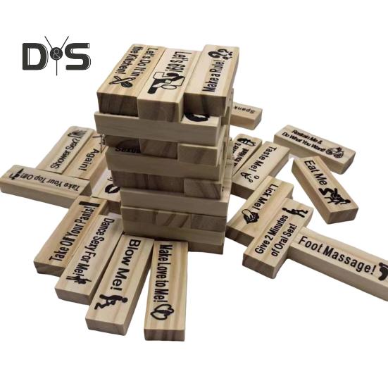 Набор блоков для свиданий «Башня» для взрослых. Набор сборных строительных блоков. Игра «Башня» для пар. Вечер свиданий.