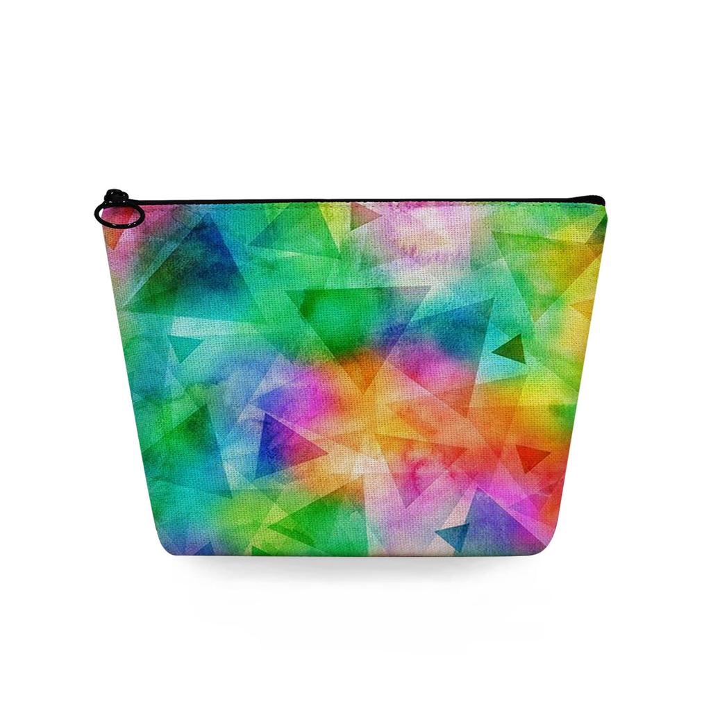 Женская косметичка с цветной текстурой, принтом, для организации туалетных принадлежностей, дорожный органайзер 6776