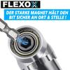 Держатель бит FLEXOX с гибким поворотным шарниром и магнитной отверткой
