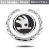 For Skoda Logo 2 Kodiaq Yeti Karoq Superb A7 Tour RS IP33 Octavia Fabia 1 Rapid Car Window Side Sticker Auto Body Emblem Decoration