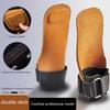 Double Layers Pu Leather Gloves Wrist Straps For Weight Lifting Grips Women Men Gym Deadlift Training Bench Press Pull-Up Gloves