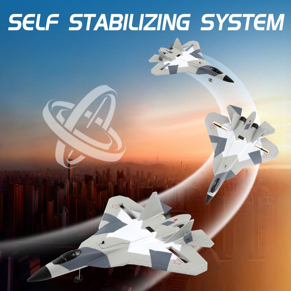 Самолет SU 57 RC 2.4G с дистанционным управлением, электрический самолет из пенополиуретана EPP, FX657, радиоуправляемый истребитель с фиксированным крылом, планер для метания вручную, игрушки