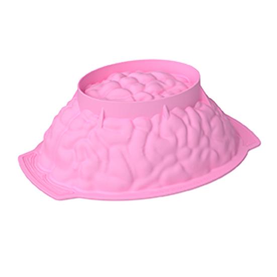 Silicone Brain Shape Mold Food Grade BPA Free Heat-Resistant Reusable 3D DIY Brain Cake Candy Dessert Mold
