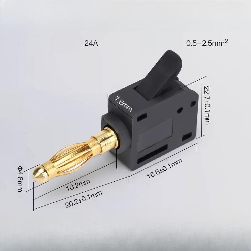 Быстроразъемные клеммы типа «банан» без пайки для аудиоразъема, музыкального динамика, быстрого подключения, позолоченные медные аксессуары, оптом