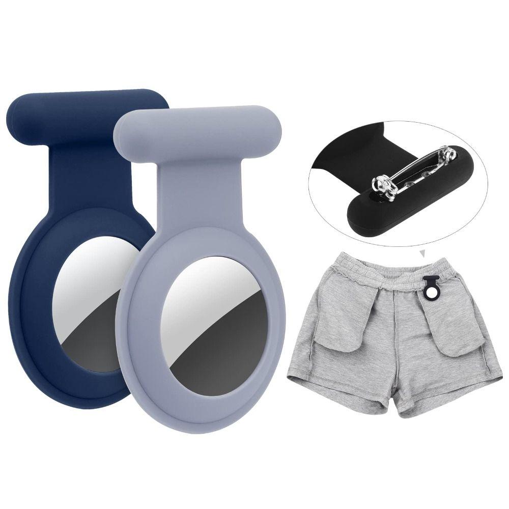 Силиконовый чехол для трекера с невидимой булавкой. Новый скрытый силиконовый держатель для AirTag.