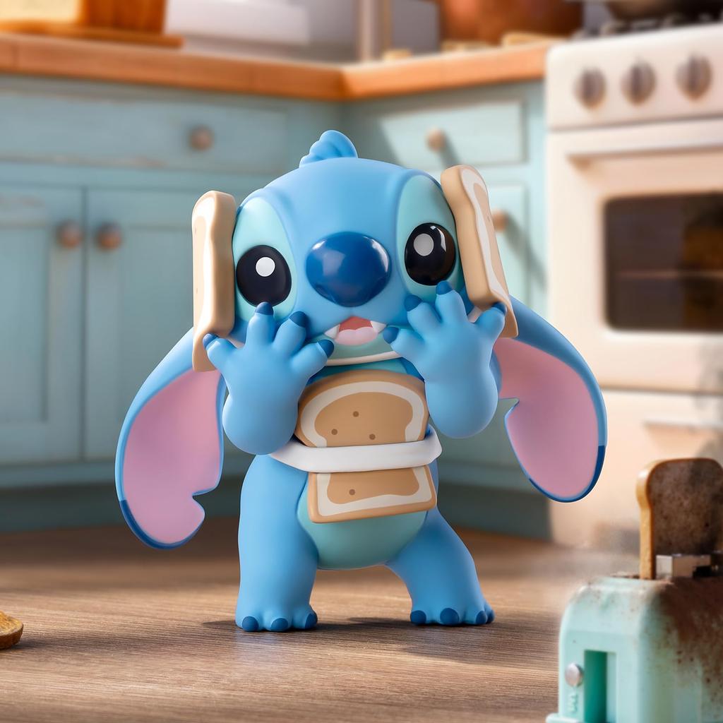 TOP TOY Серия Disney Stitch Гача Гача Фигурка-сюрприз из непрозрачной упаковки Мягкий винил ПВХ «Милый костюм» [1 шт.]