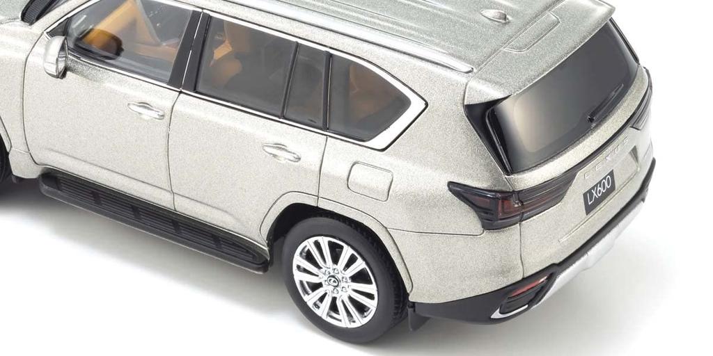 Kyosyo Original Lexus LX 600 Completed Product 1/43 (Sonic Titanium)