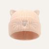 Soft Warm Winter Cap Cat Ear Embroidered Bonnet Casual Casual Knit Cap  Autumn Winter