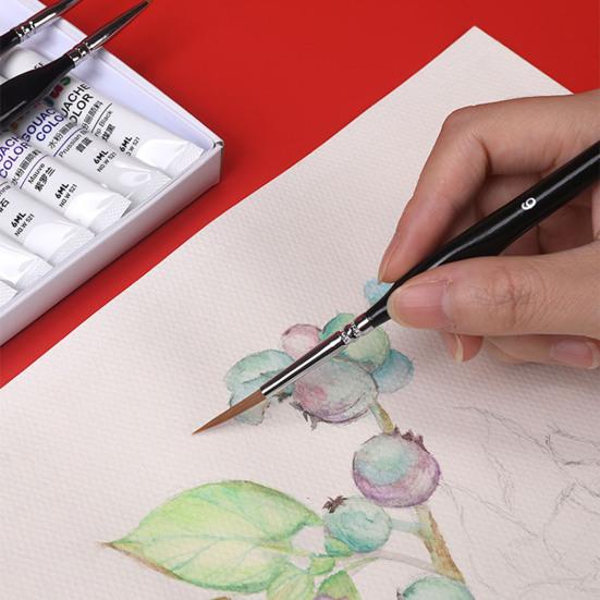 11Pcs Extreme Detail Miniature Paint Brushes Fine Art Premium Synthetic Nylon Bristles Small Gap Precision Brushes