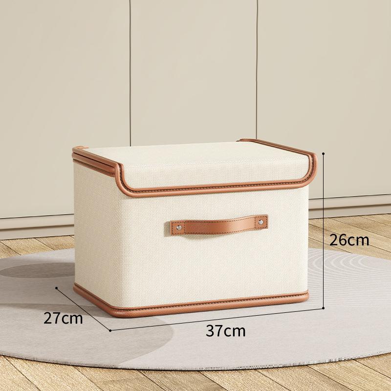 Dustproof Storage Box with Lid Double Thickness Moisture-proof Storage Box Large Capacity Foldable Clothes Storage Box