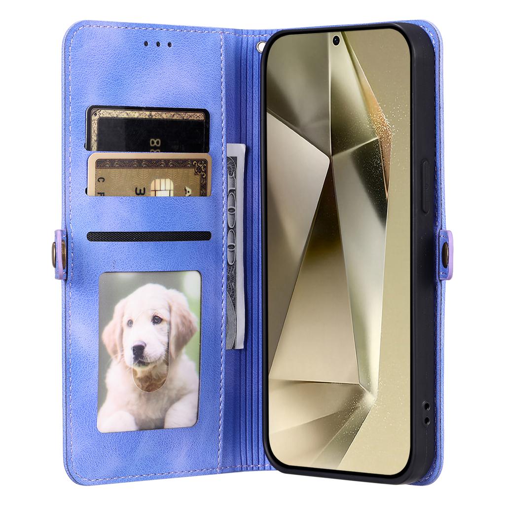 Style 016 For Samsung Galaxy S23 FE Case Skin Feel Totem Imprinted Wallet Leather Phone Cover