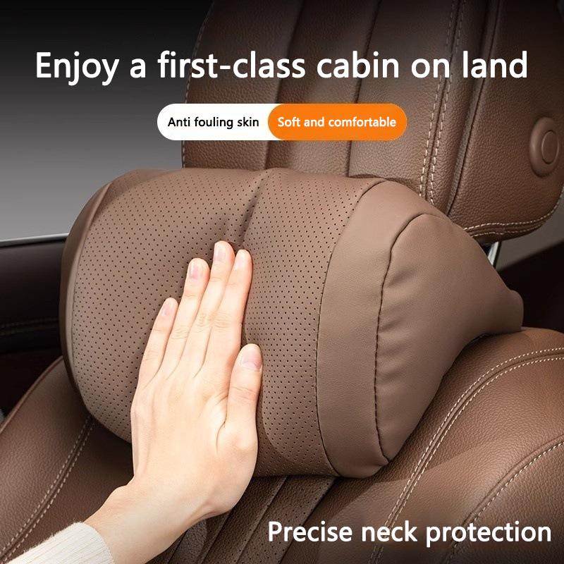 AAFG1 Car Headrest Cushion Soft Breathable Zero Pressure Design Breathable For Seat FR Leon IBIZA Arona Arosa Ateca Exeo MiiToledoLeon
