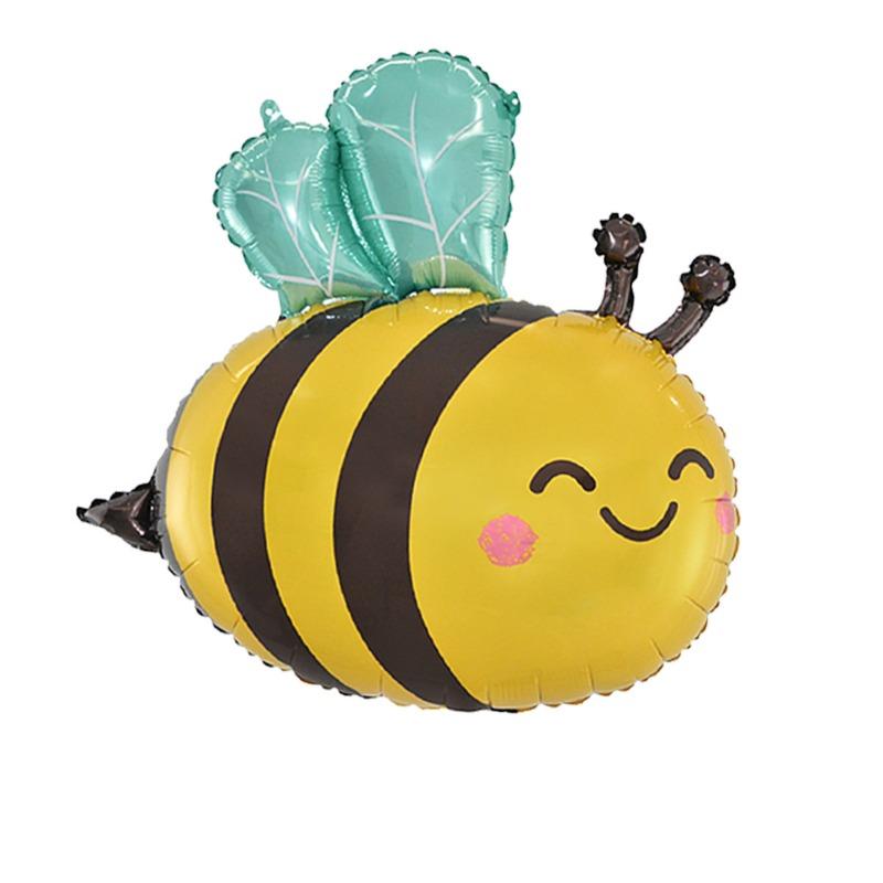 Воздушные шары в форме насекомых, пчелы, для детского дня рождения и оформления фона сцены на вечеринке в честь первого дня рождения, шары из алюминиевой пленки