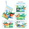 Baby Baby Sea, Land And Air Tail Cloth Book, Ocean Forest Flying Animal Palm Book Early Education Toy With Ringing Paper