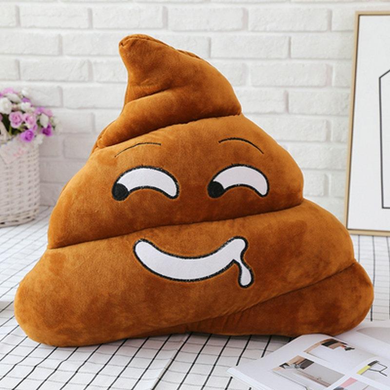 35CM Pillow Plush Cushions Home Decor Gift Stuffed Poop Doll Toys Pillow