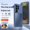 Магнитный чехол для Samsung S26Ultra: Противоударный, Металлический корпус для моделей S24/S25U, S23U