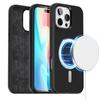 (Black) For iPhone 16 Pro Plus Max Liquid Silicone MagSafe Shockproof Phone Case