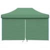 VidaXL Folding Pop-Up Party Tent 4 Sidewalls Green, Tent, Awning Tent, Gazebo Awning 4004976