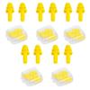 10pcs Soft Silicone Earplugs Waterproof Swimming Ear Plugs Reusable Noise Reduction Sleeping Ear Plugs Hearing Protector